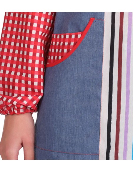 CAMICE MAESTRA COLORI. Camice, vestito e grembiule da insegnante