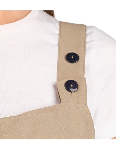 VESTITO STAMPA FIORI BEIGE. Giacca, grembiules da scolastiche