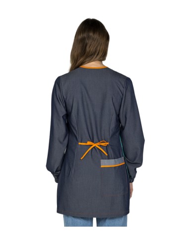 CAMICIA MAESTRA DENIM ZEBRE. Abito e camice maestra