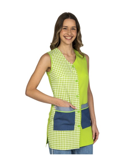 CAMICE SENZA MANICHE PISTACCHIO