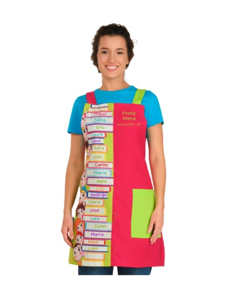 ESTOLA MAESTRA LIBROS BORDADO