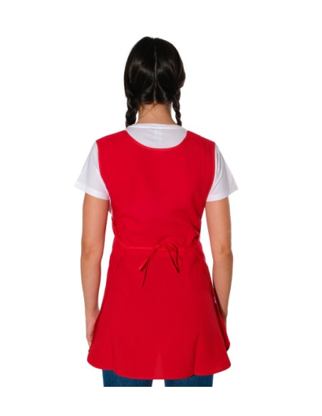 GREMBIULE MAESTRA CAPPUCCETTO ROSSO VINILE