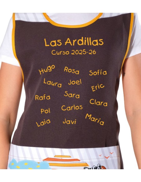 ESTOLA MAESTRA CEBRA BORDADO
