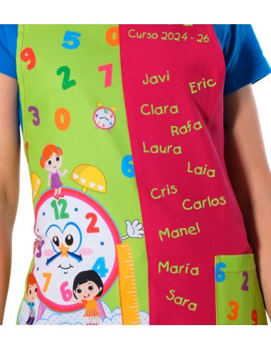 ESTOLA SCHOOL RELOJ DIVERTIDO BORDADO