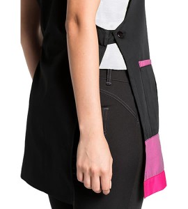 GREMBIULE DI MAESTRA - DENIM ROSA